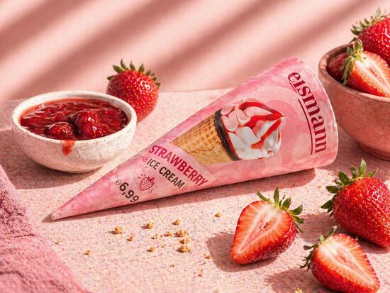 Eismann strawberry 6x115ml