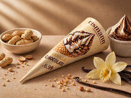 Eismann vanilla and chocolate 6x155ml