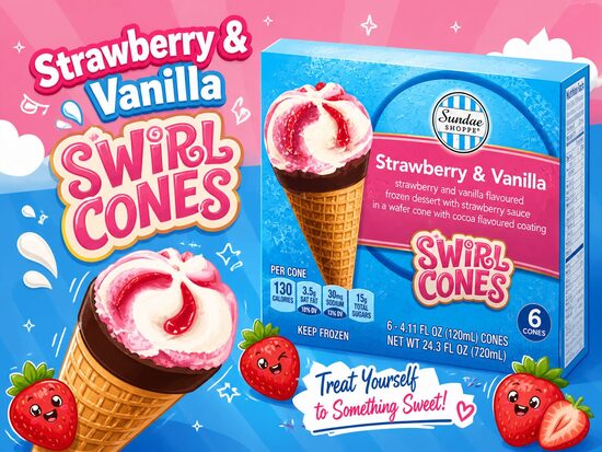 SWIRL CONE 6X120ML 