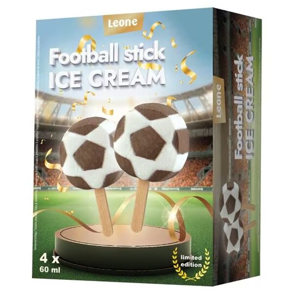 Football stick jäätis 4x60ml