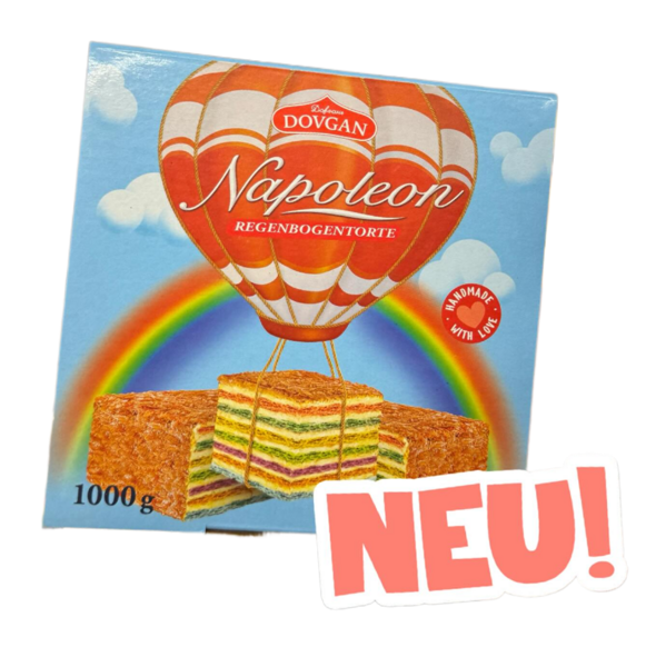 Napoleon Regenbogentorte 1000g