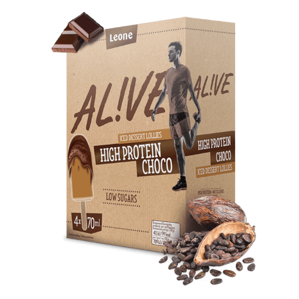 Leone AL!VE High Protein Choco jäätis 4x70ml