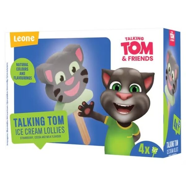 Talking Tom jäätisepulgad 4x60ml